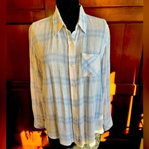Rails buttery soft plaid shirt size M